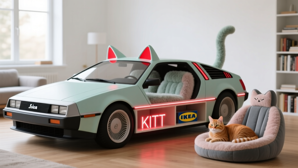 Why Your Search for 'A-Team KITT History 80s Cars IKEA' Is Actually About Cat-Themed Retro Home Styling (Not Cars)—Here’s the Real Story Behind the Viral Meme & How to Get That 80s-KITT-Inspired Cat Space Without Breaking Your Budget