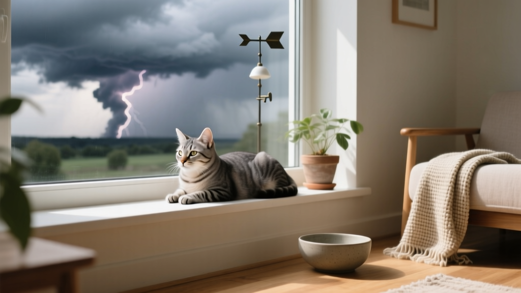 Can Weather Affect Cats' Behavior Affordably? 7 Low-Cost Ways to Soothe Your Cat When Storms, Heat, or Barometric Shifts Trigger Anxiety — No Vet Bills Required