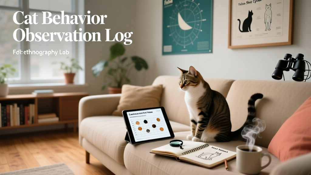 How to Study Cat Behavior DIY: A Vet-Backed 7-Step Field Guide That Turns Your Living Room Into a Feline Ethnography Lab (No Degree or $200 Gear Required)