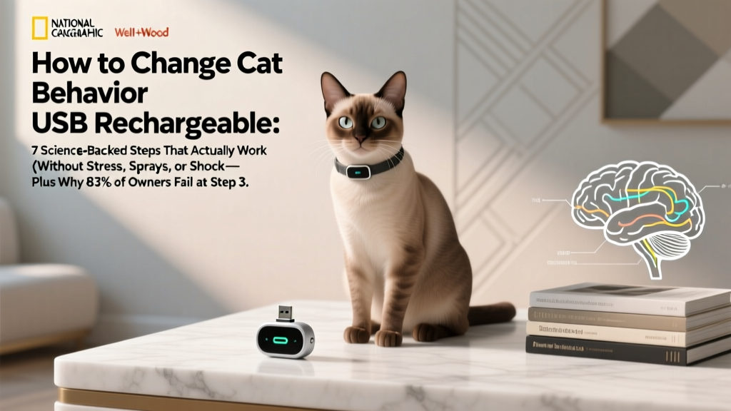 How to Change Cats Behavior USB Rechargeable: 7 Science-Backed Steps That Actually Work (Without Stress, Sprays, or Shock)—Plus Why 83% of Owners Fail at Step 3