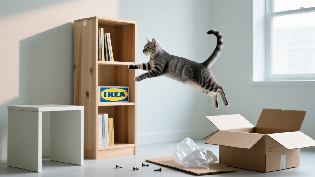 What Cat Behaviors IKEA Products Unintentionally Trigger — And Why Your Cat Can’t Resist the BILLY Bookcase, LACK Side Table, or Flat-Pack Boxes (Science-Backed Breakdown)