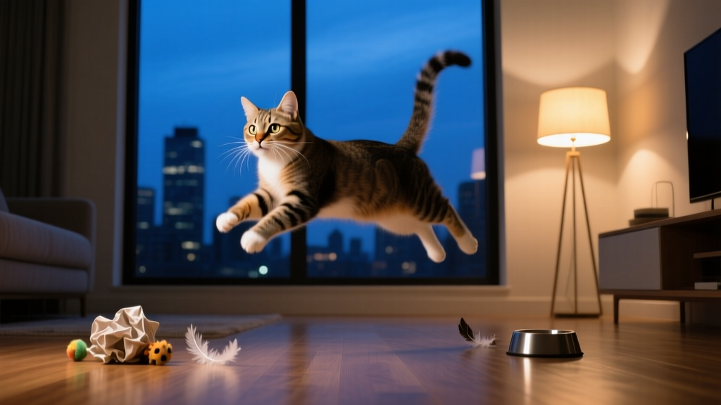Why Is Hyperactive Nights an Unwanted Behavior in Cats? 7 Science-Backed Reasons Your Cat’s Midnight Zoomies Are More Than Just ‘Cute’ — And What to Do Before Sleep Deprivation Damages Your Health (and Their Well-Being)
