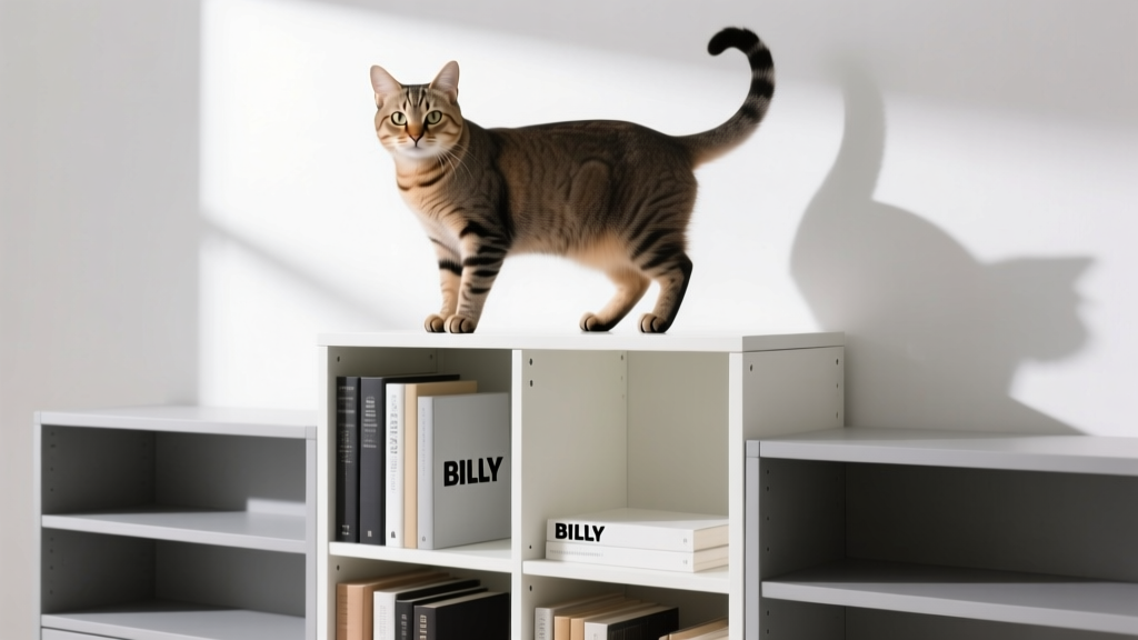 What Cat Behaviors Mean IKEA Furniture Is Their Kingdom: A Vet-Reviewed Guide to Decoding Your Cat’s Scratching, Perching, and Nesting Rituals on BILLY Bookcases, KALLAX Shelves & More