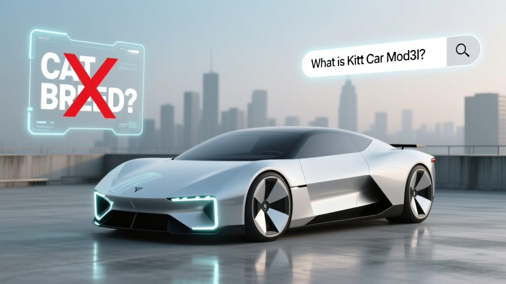 What Is Kitt Car Mod3l Homemade? Debunking the Viral Misconception — It’s NOT a Cat Breed (But Here’s What You’re *Actually* Searching For)