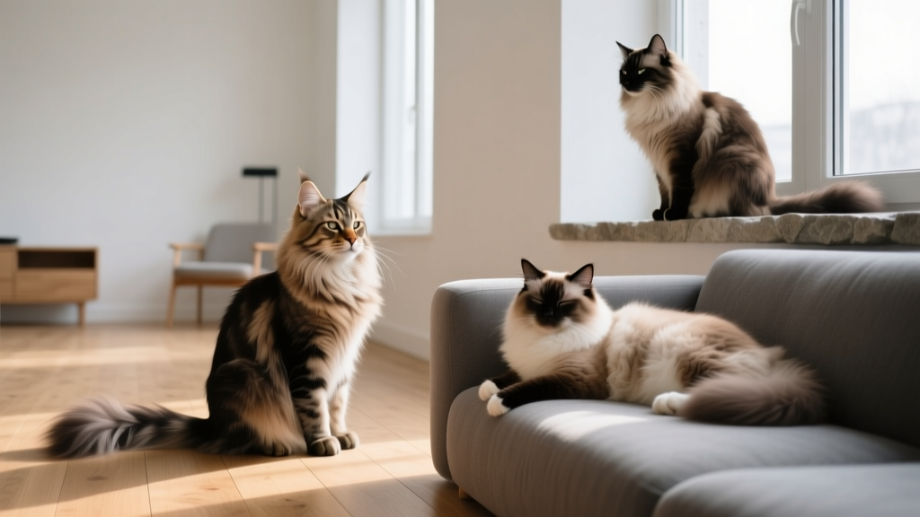 Why Do Large-Breed Cats Behave Differently? The Truth About Maine Coons, Ragdolls & Norwegian Forest Cats—And What Their 'Gentle Giant' Reputation Really Means for Your Home Life