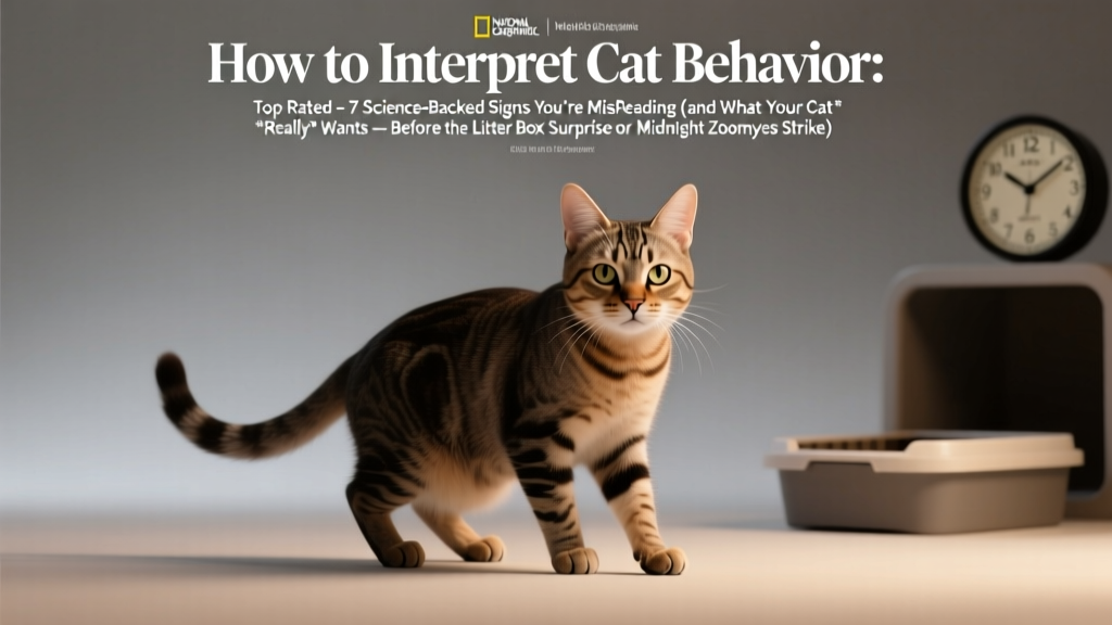 How to Interpret Cat Behavior Top Rated: 7 Science-Backed Signs You’re Misreading (and What Your Cat *Really* Wants — Before the Litter Box Surprise or Midnight Zoomies Strike)
