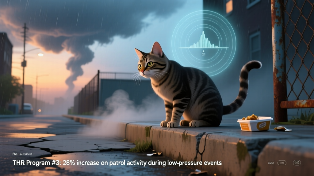 Can weather affect cats behavior for feral cats? Yes—and here’s exactly how temperature swings, barometric pressure drops, humidity spikes, and seasonal light shifts trigger measurable changes in hunting, socializing, territorial defense, and stress levels (with field-observed data from 7 urban TNR programs)