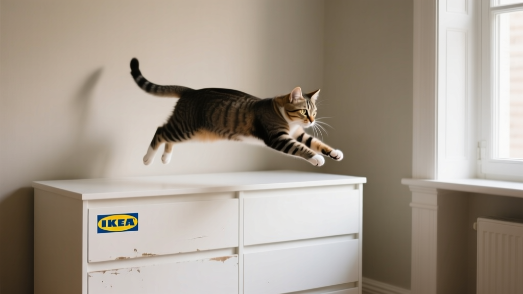 Why Your Cat Suddenly Goes Wild on IKEA Furniture (and Exactly When It Happens — Plus 7 Science-Backed Fixes You Can Start Today)
