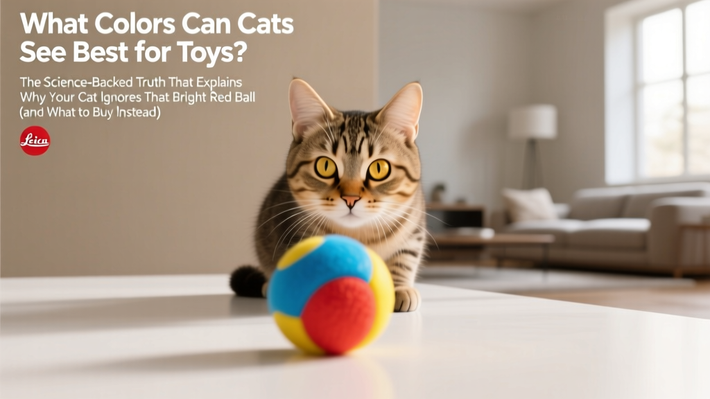 What Colors Can Cats See Best for Toys? The Science-Backed Truth That Explains Why Your Cat Ignores That Bright Red Ball (and What to Buy Instead)