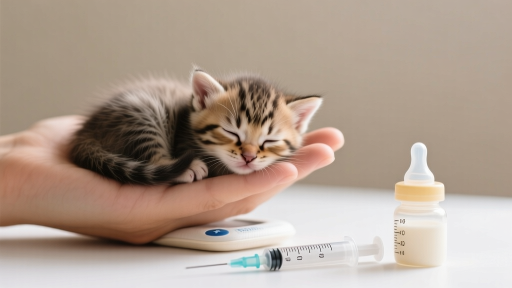 How to Take Care of a Newborn Kitten Without Mom: The Critical First 72 Hours (What Vets Say You MUST Do — or Risk Failure)