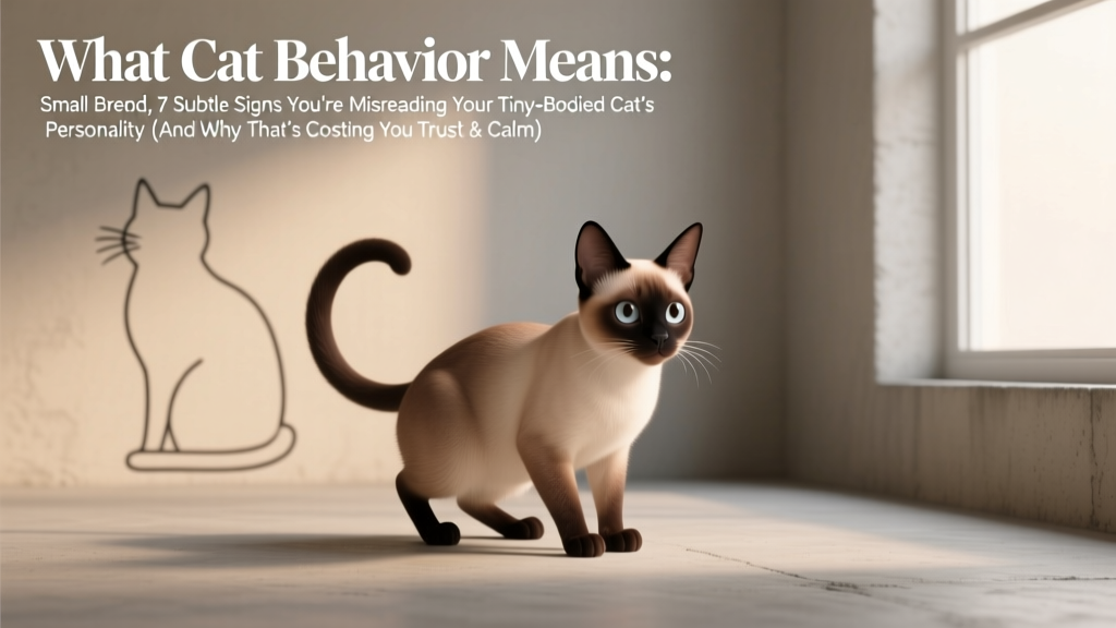 What Cat Behavior Means Small Breed: 7 Subtle Signs You’re Misreading Your Tiny-Bodied Cat’s Personality (And Why That’s Costing You Trust & Calm)