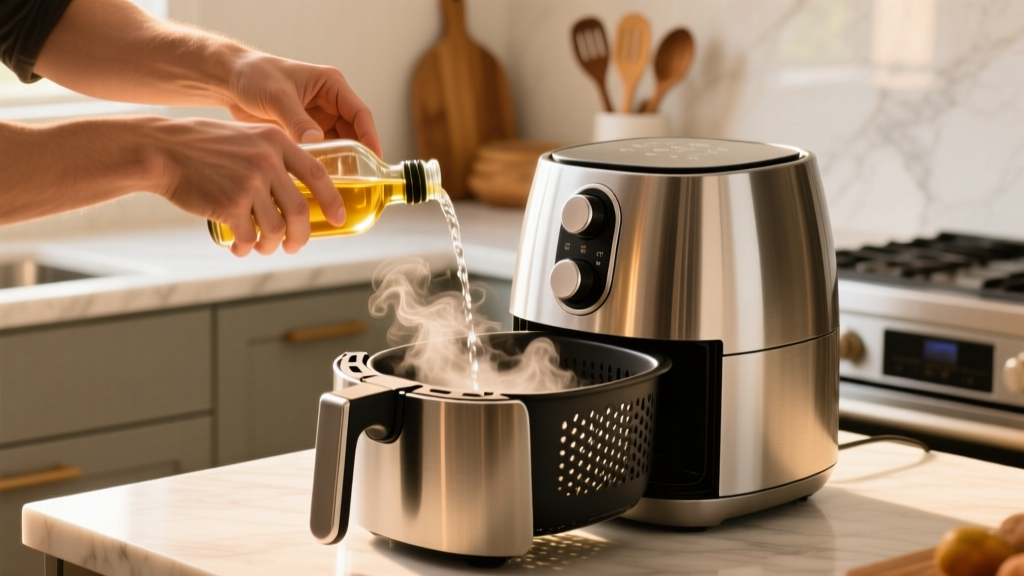 The 3-Second Vinegar Rinse That Eliminates Air Fryer Odor...