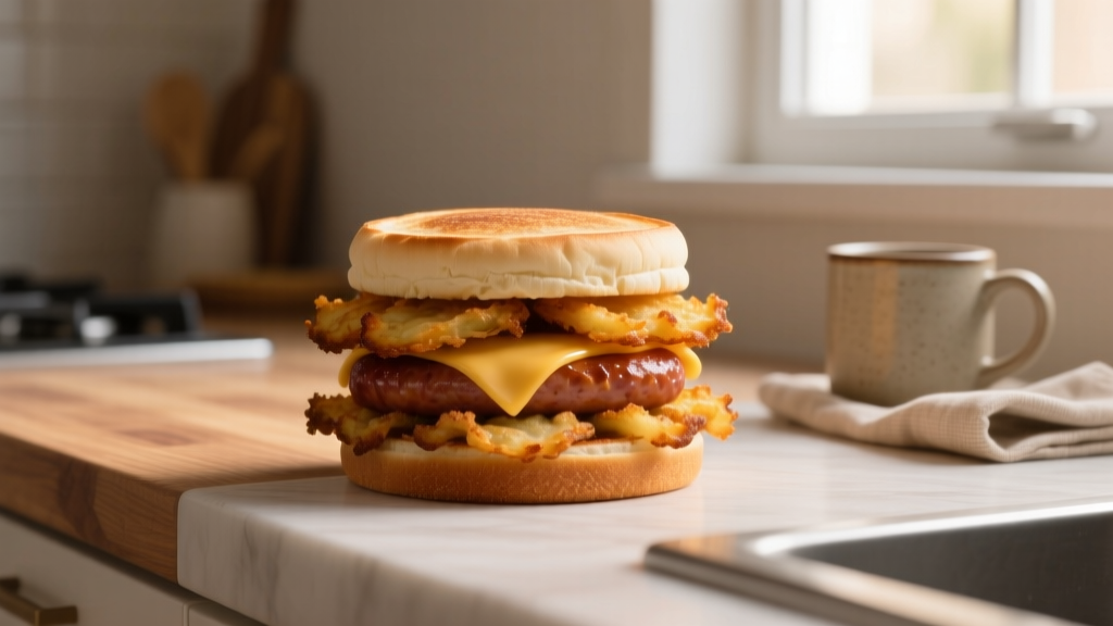 The 4-Minute Air Fryer Breakfast Sandwich That Fits in a ...