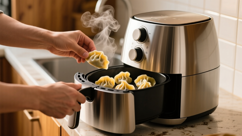 Air Frying Frozen Dumplings: Steam-Vent Technique That Pr...