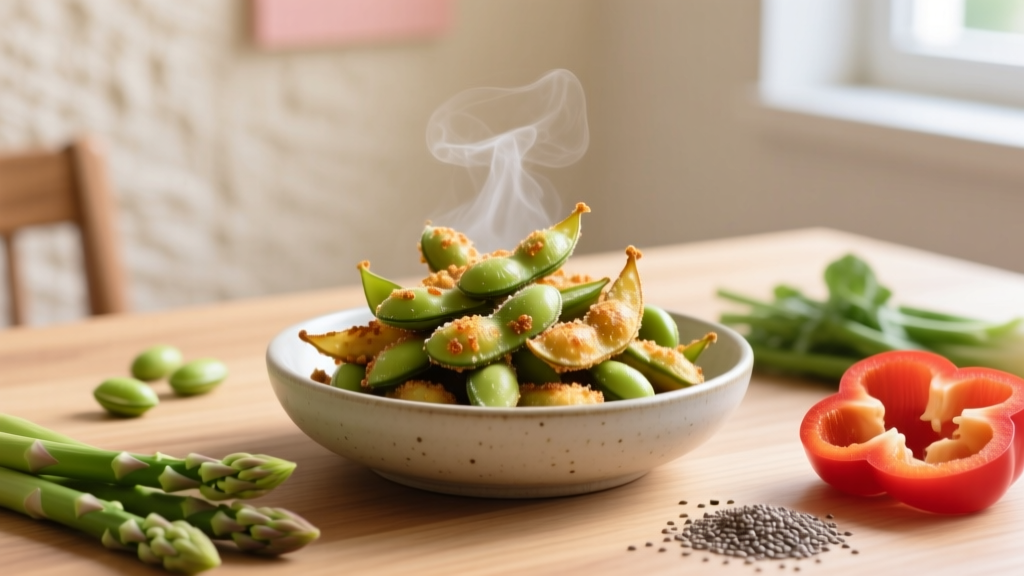 Air-Frying Frozen Edamame: The 5-Minute Method That Prese...