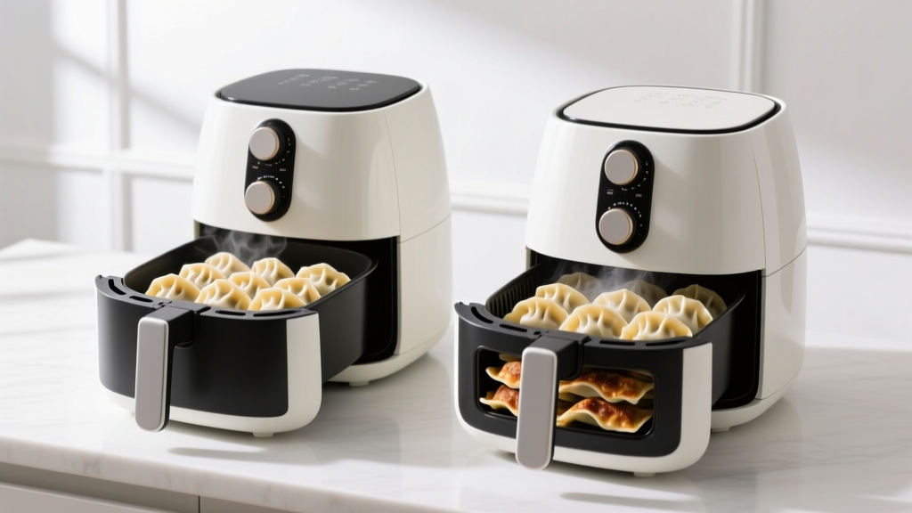 Air-Frying Frozen Wontons: Single-Layer vs. Double-Layer ...