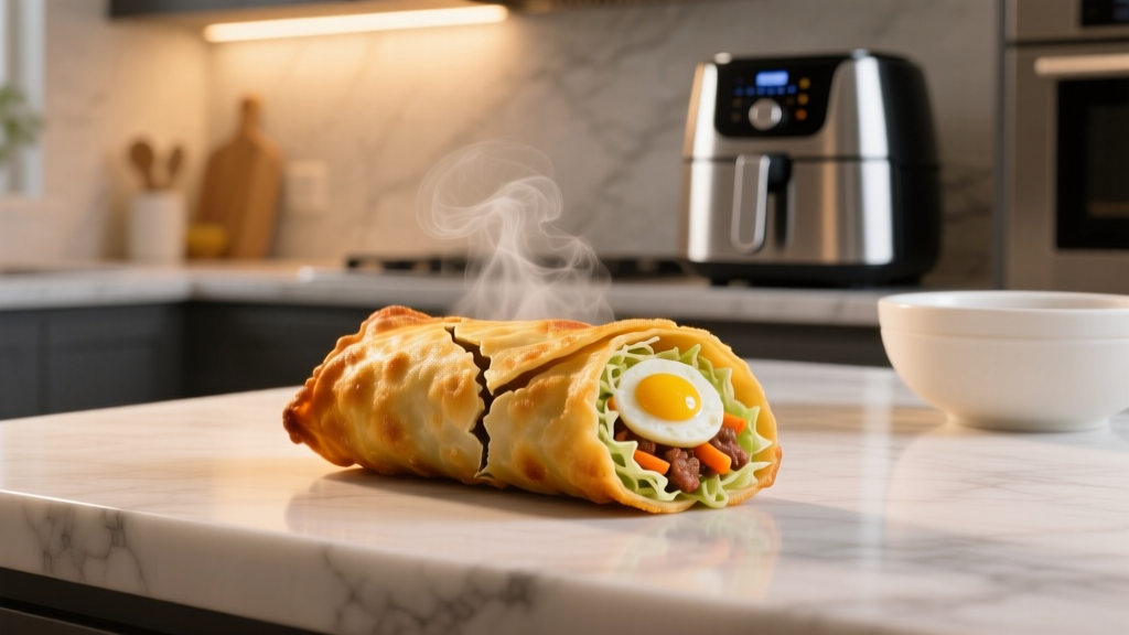 The 3-Minute Air Fryer Egg Roll Hack: Crispy Shell, Unbro...