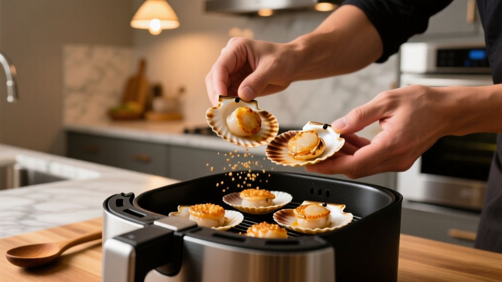 Air Fryer 'Flash-Crisp' for Seared Scallops: How to Finis...