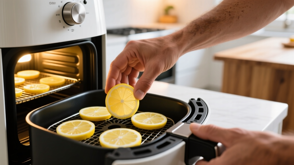 The 5-Minute Air Fryer Method to Dehydrate Lemon Slices W...