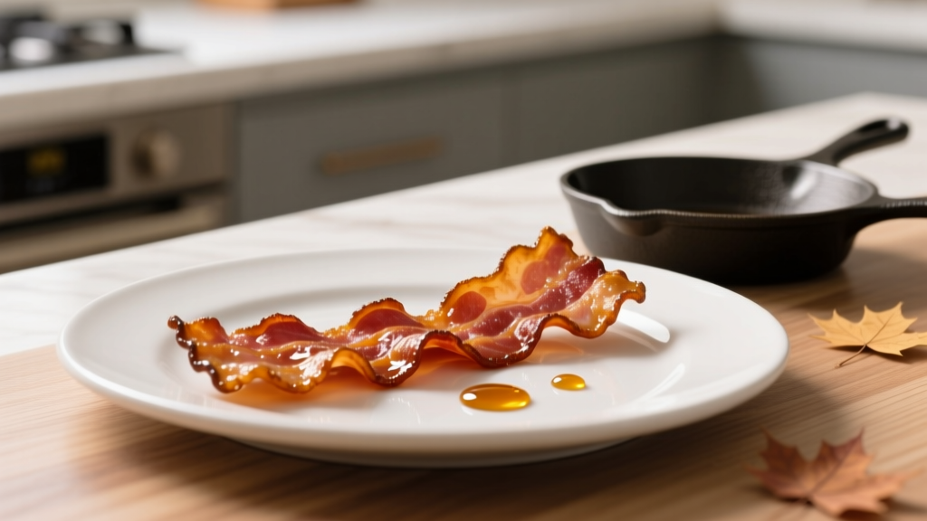 Air Fryer Maple-Glazed Bacon: 12-Minute Batch, Zero Greas...