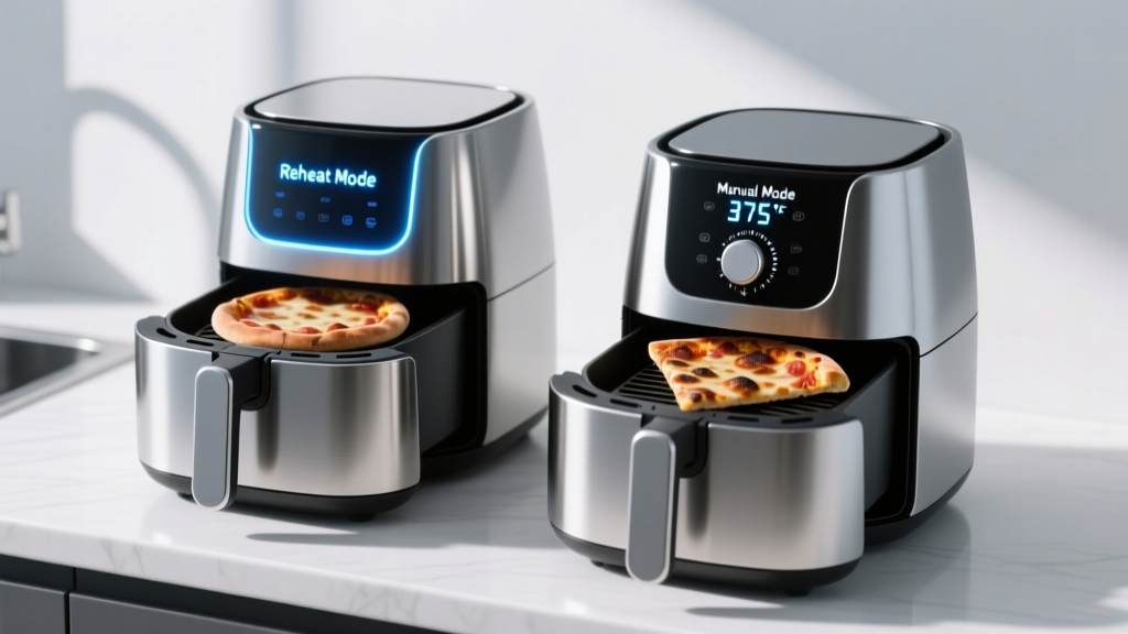 Air Fryer 'Reheat' Mode vs. Manual 325°F Reheating: Textu...