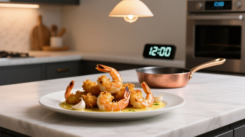 Air Fryer Shrimp Scampi in 12 Minutes: No Splatter, No Ov...