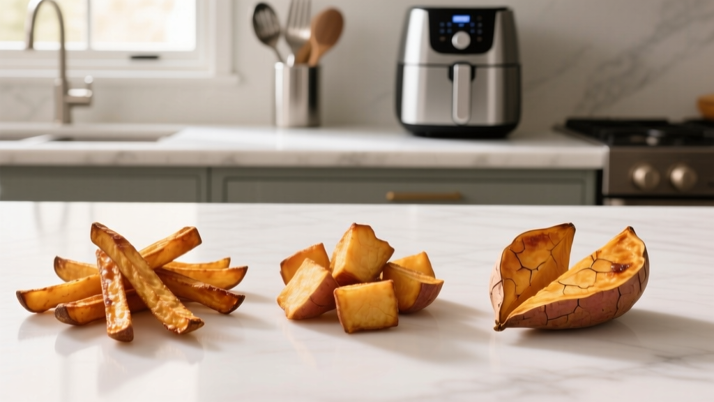 Air Fryer Sweet Potato Fries: 3 Shapes, 1 Temp—Which Give...