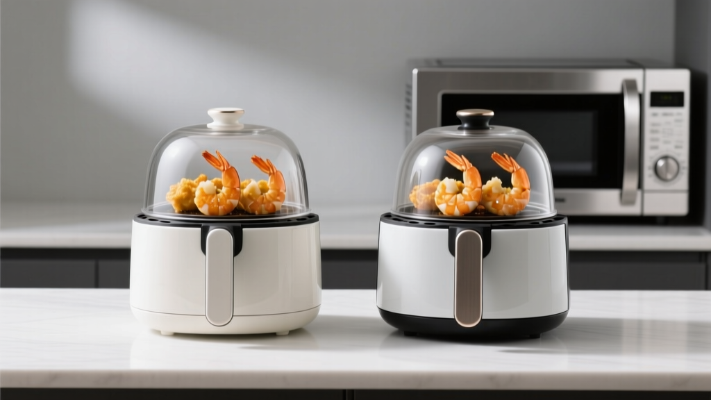 Air Fryer vs. Convection Microwave: Cooking Frozen Shrimp...