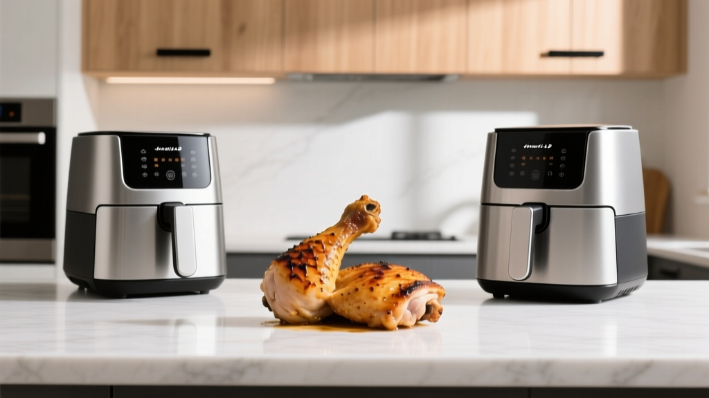 Air Fryer vs. Convection Oven Roast Chicken Thighs: Skin ...