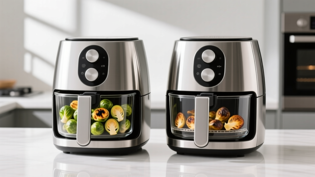 Air Fryer vs. Oven-Roasted Brussels Sprouts: Crispness, C...