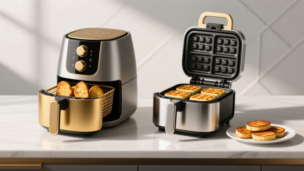 Air Fryer vs. Waffle Iron: Making Crispy Hash Brown Patti...