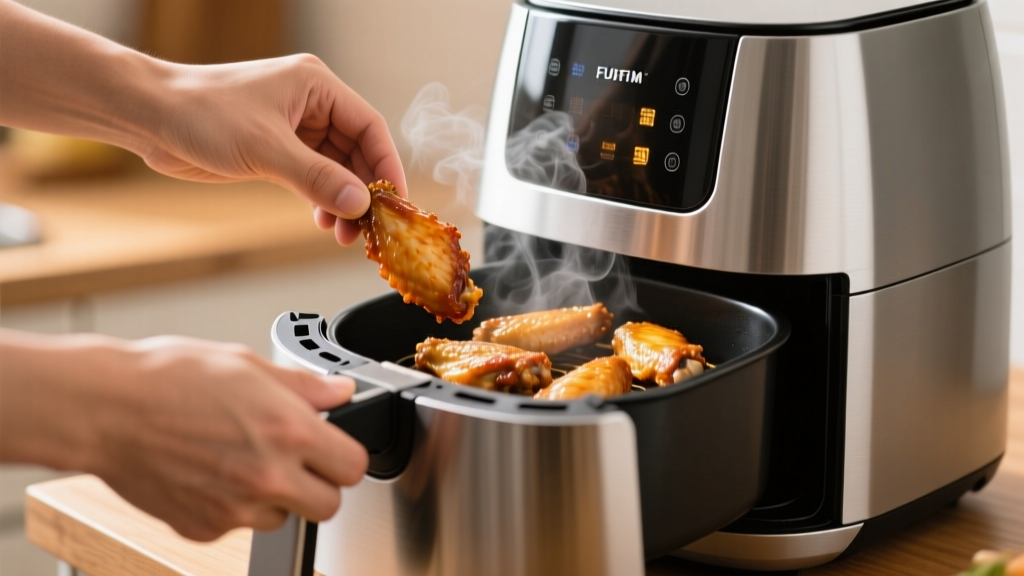 Why Your Air Fryer Chicken Wings Stick—And the 3-Second N...
