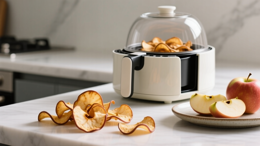Air Fryer Dried Apple Chips That Bend Without Breaking (N...