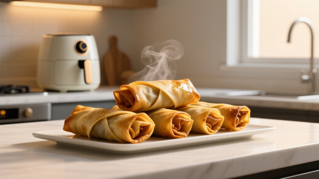 Air Fryer ‘Crisp-Fold’ Spring Rolls: 100% Crisp Exterior,...