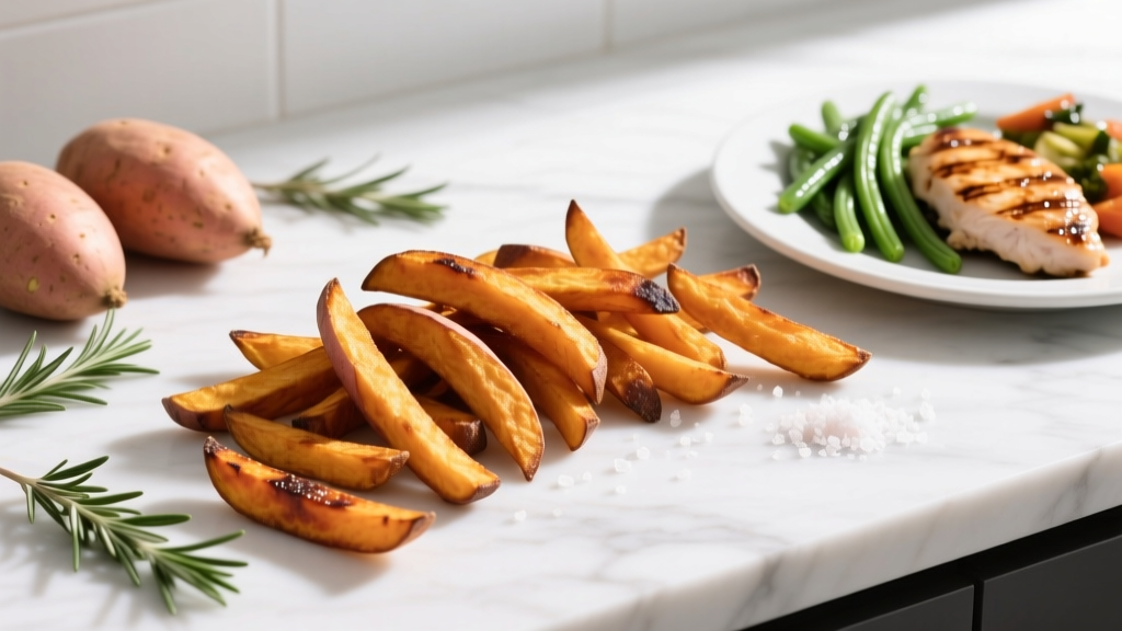 Air-Fried Sweet Potato Fries That Stay Crisp for 90 Minut...