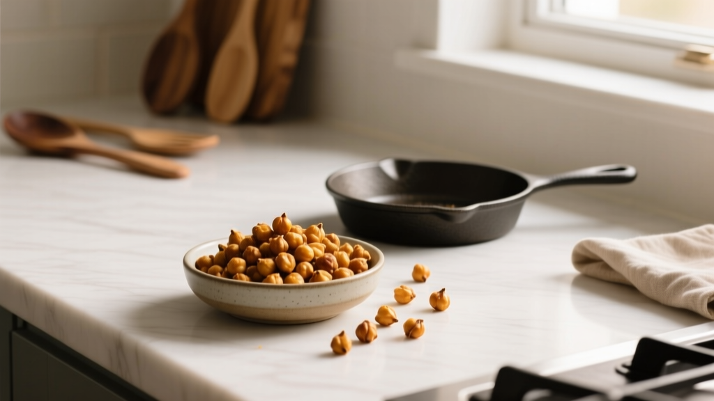 Air Fryer ‘Crispy’ Chickpeas That Stay Crunchy for 5 Days...