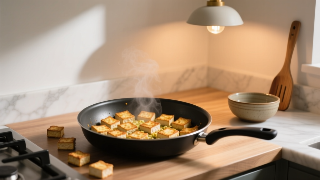 Air Fryer Crispy Tofu Scramble: The ‘Dry-Fry First’ Metho...