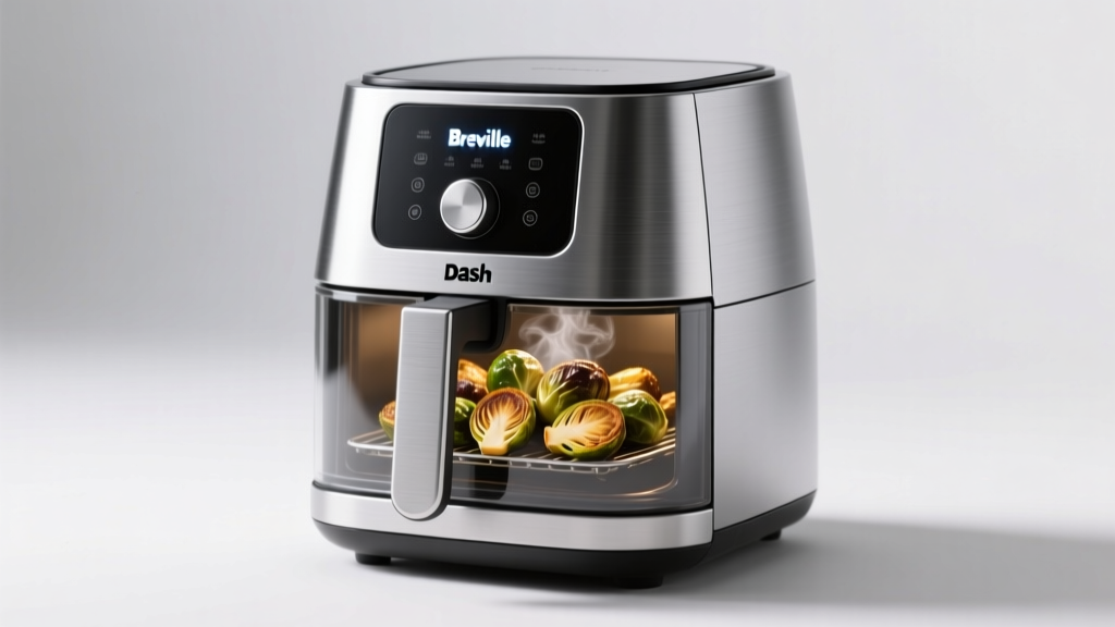 My $29.99 Dash Compact Air Fryer Cooked Better Brussels S...