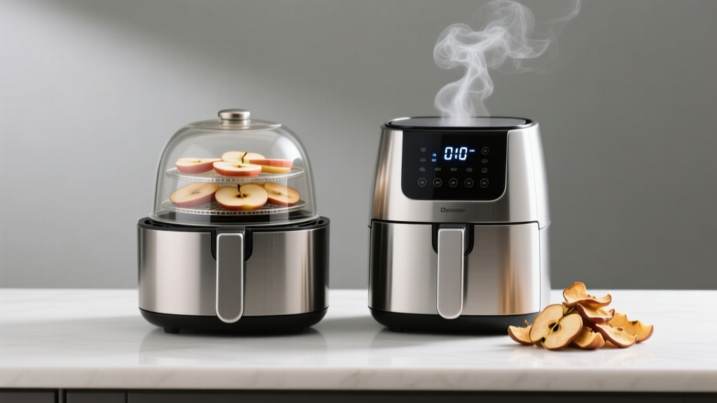 Dehydrating Apple Slices: Air Fryer vs. Dedicated Dehydra...