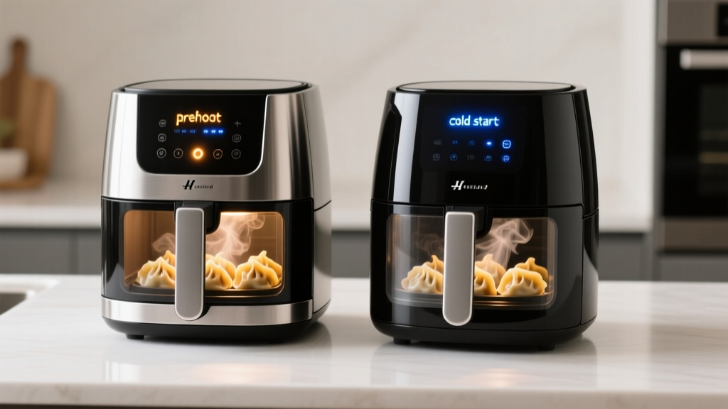 Frozen Dumplings: Air Fryer Preheat vs. Cold-Start Cookin...