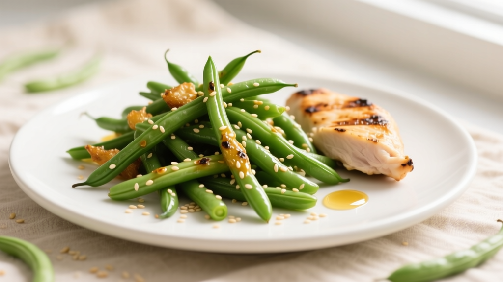 Air-Frying Frozen Green Beans: The 1-Tsp Sesame Oil Rule ...