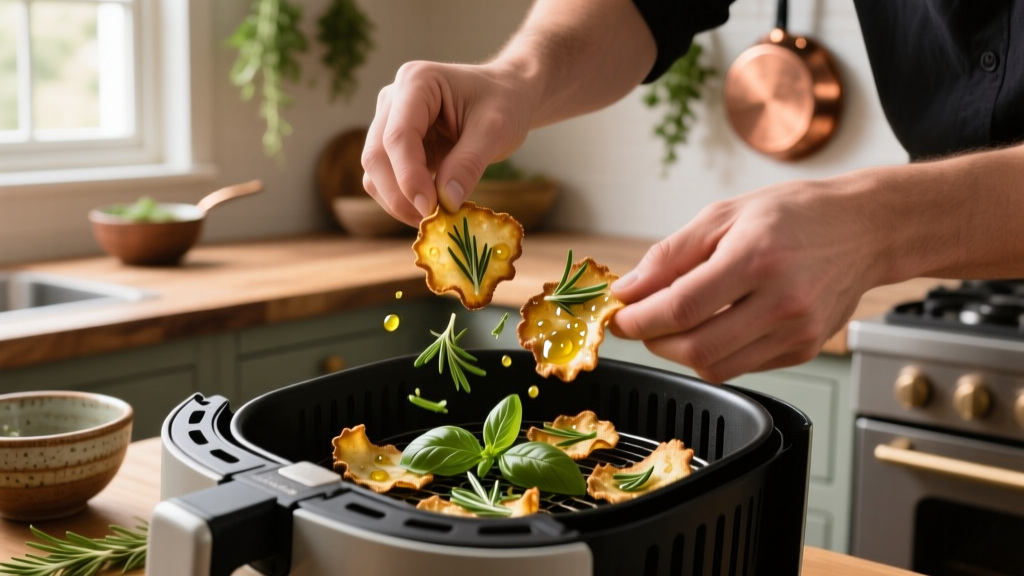 Air Fryer 'Crisp Lock' for Herb-Infused Olive Oil: How to...