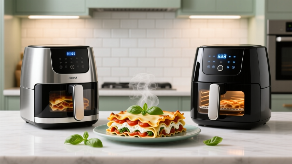 Air Fryer vs. Conventional Oven: Frozen Lasagna Roll-Ups ...