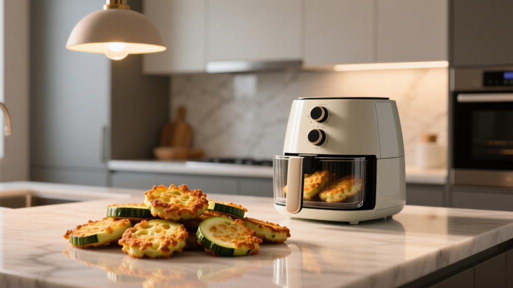 Air Fryer ‘No-Sweat’ Zucchini Fritters: 0.5g Moisture Per...