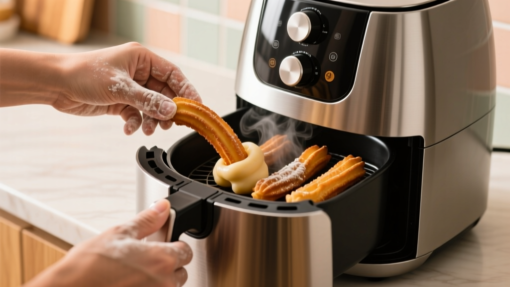 How to Air Fry Perfectly Puffed, Light Churros (Not Dense...