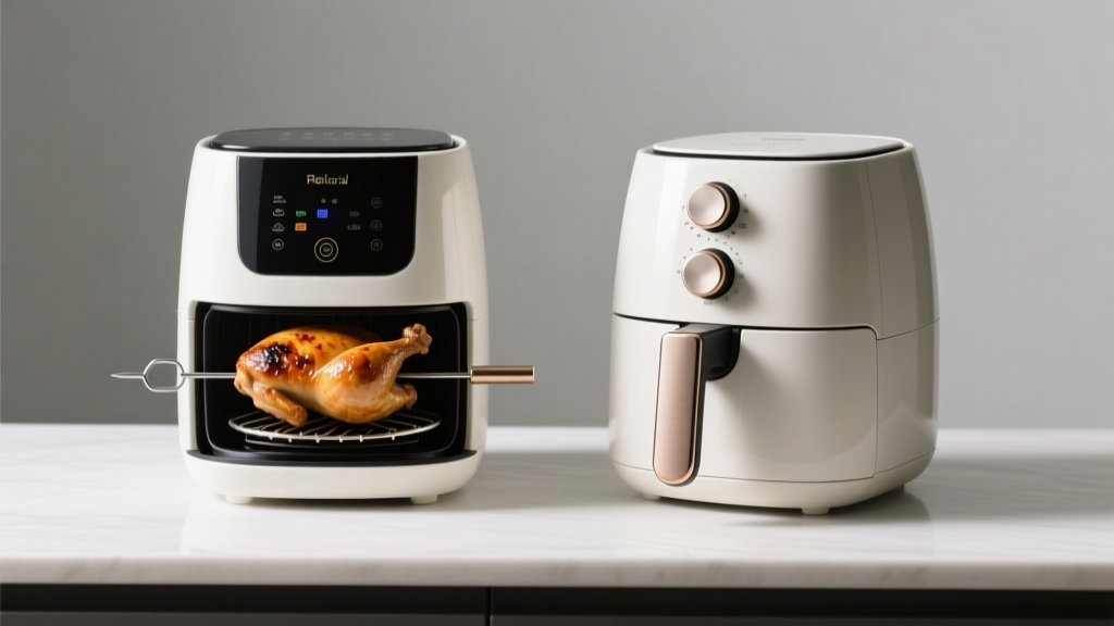 Air Fryer 'Rotisserie' Function vs. Manual Rotation: Whol...