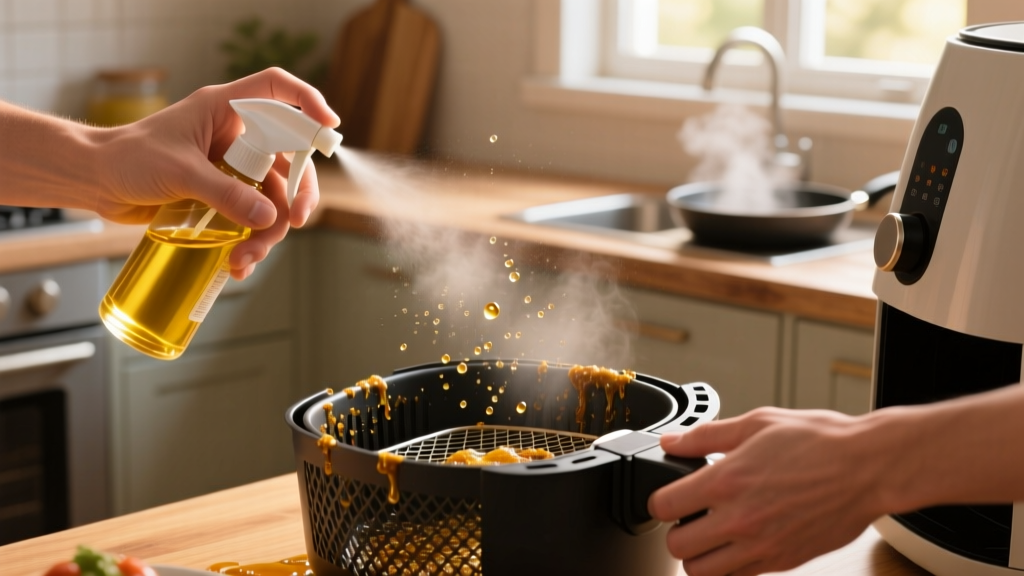 Why 'Spray Oil Directly on Basket' Causes Sticky Residue—...