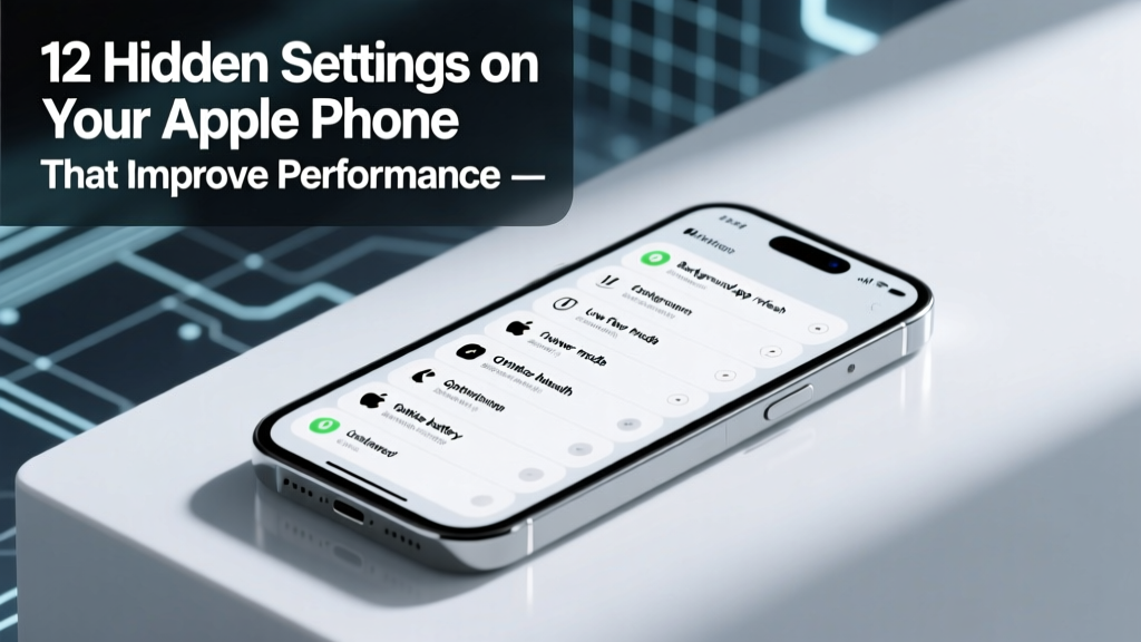 Apple iPhone Hidden Settings for Better Performance