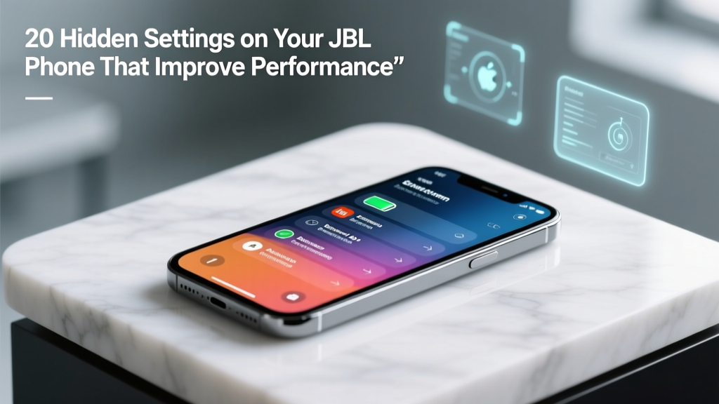 JBL Phone Hidden Settings for Better Performance