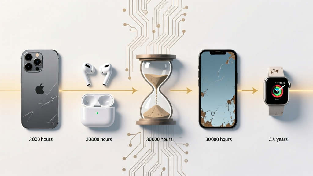 30000 Hours To Years Real World Lifespan Explained: Why Your Phone’s Battery, LED TV, or SSD Won’t Last That Long (And What Actually Does)